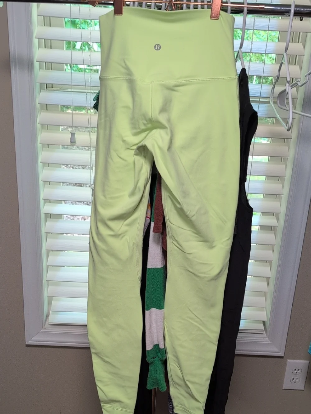 lululemon athletica Neon Lime Green Leggings